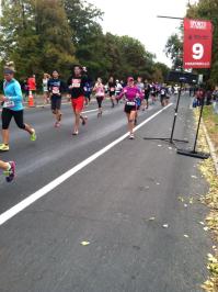 Feeling great at mile 9!