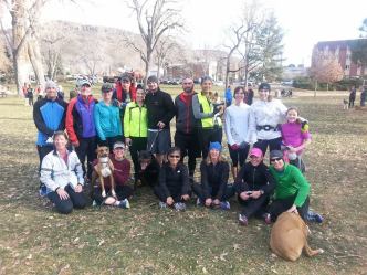 Spending Thanksgiving morning with great running buddies!